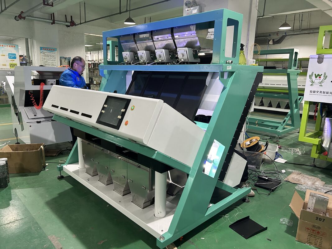 WENYAO Intelligent 4 Chutes Optical Grain Color Sorter High Accuracy and 2.-4 T/H Capacity Rice Wheat Sorting Machine