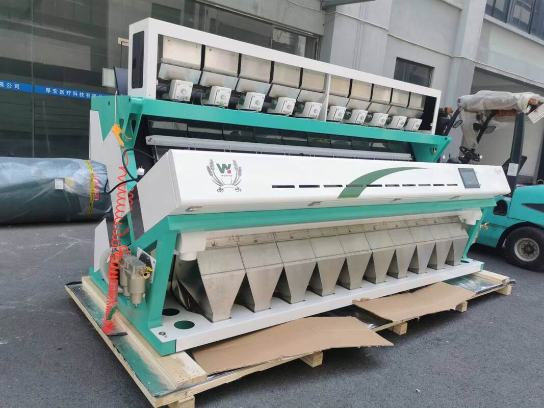 Wenyao High Sorting Accuracy ≥99.9% 10 Chutes (640 Channels) Full Color RGB CCD Sensor Color Sorter Machine