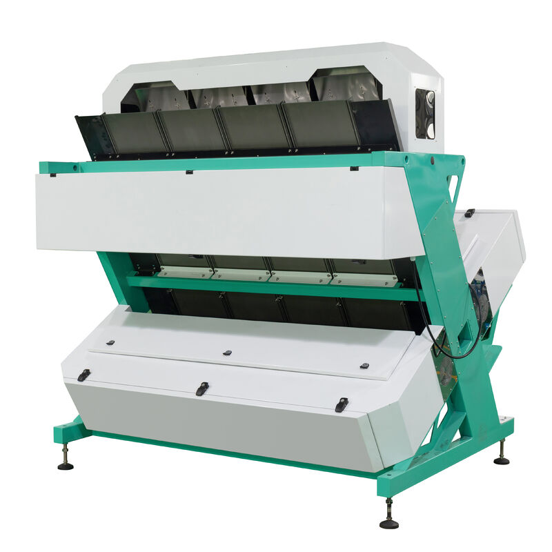 Multi-Functional Grain Color Sorter with 4 Chutes, 5400 Pixel CCD Camera, and 12-inch Flexem Humanized Display