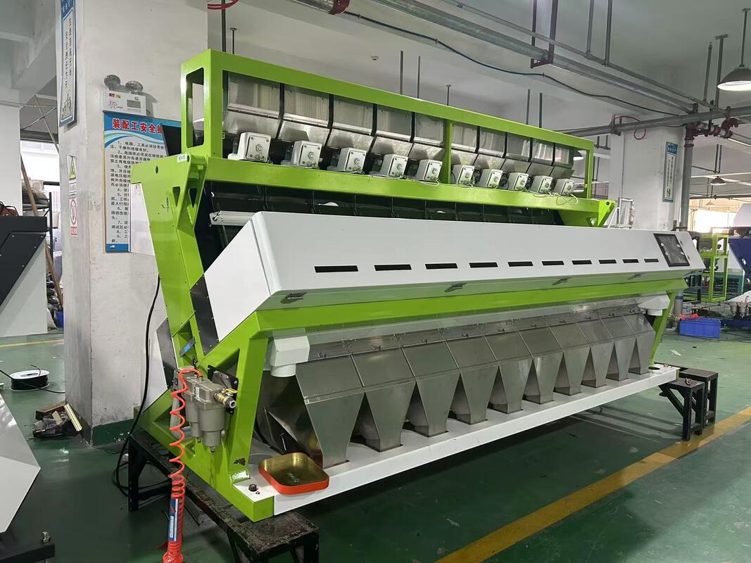 Wenyao 10 Chute 640 Channels Large Capacity Lentils Mung Bean Color Sorter Machine Optical Sorter for Nut Peanut Sorting