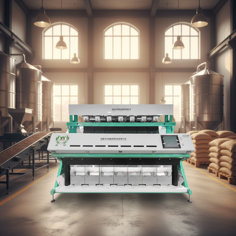 Wenyao Color Sorter Machine with 99.95% Sorting Accuracy 12-inch Flexem Touch Screen and Japan Nikon Lens