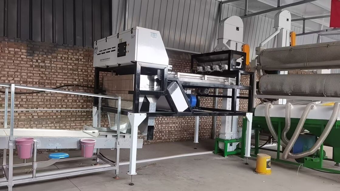 Automatic Quartz Grain Color Sorter with 99.99% Sorting Accuracy and Double-Sided Camera Detection