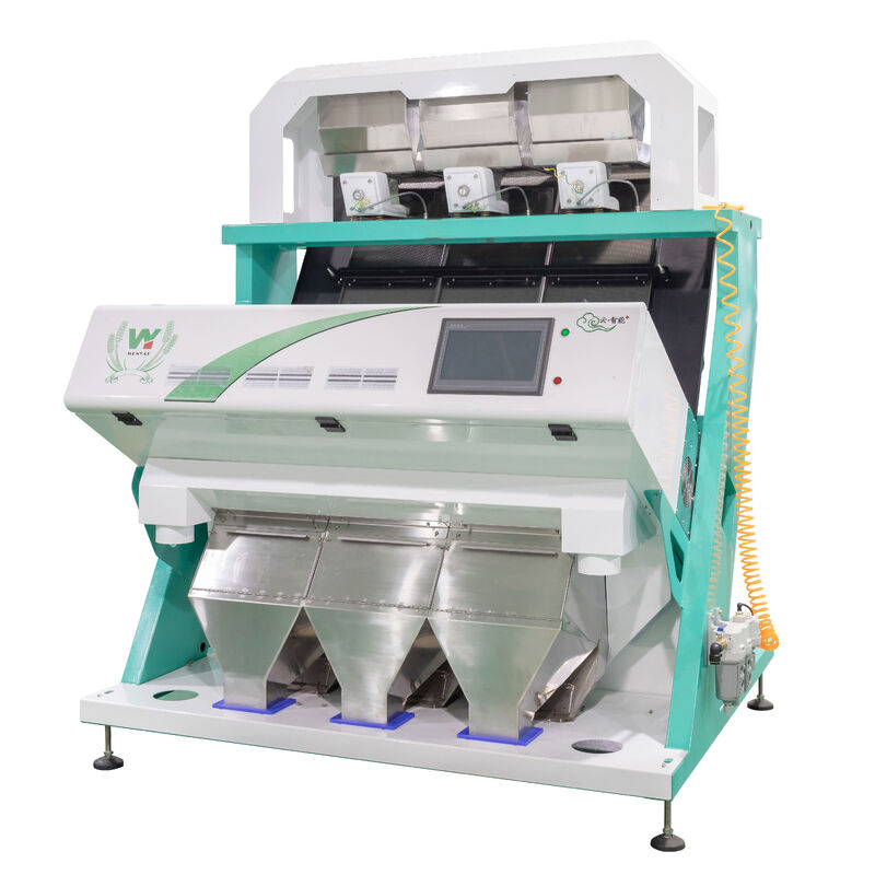 Intelligent Buckwheat Color Sorter Wheat Oats Quinoa Separating Machine 3 Chutes 6 Cameras