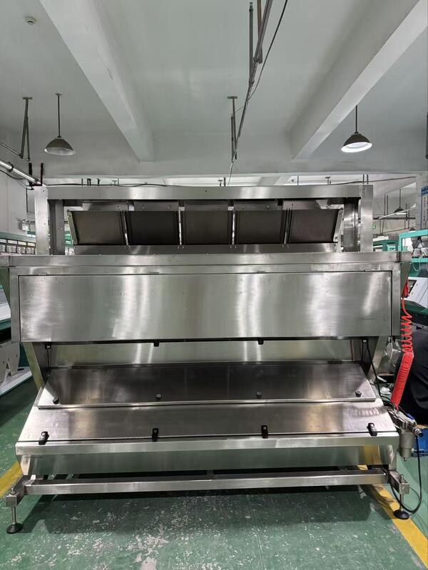WENYAO Full 304/316 Stainless Steel Intelligent Color Sorting Machine  Salt Color Sorter Removing Impurity