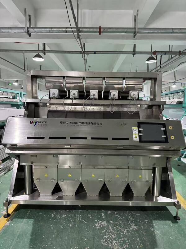 WENYAO Full 304/316 Stainless Steel Intelligent Color Sorting Machine  Salt Color Sorter Removing Impurity