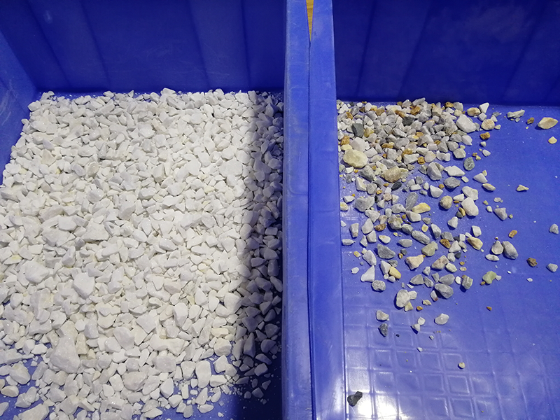 High Capacity 10 Channels SS316 Anti-Corrosive Salt Quartz Mineral Color Sorter Machine with 99.99% Sorting Accuracy