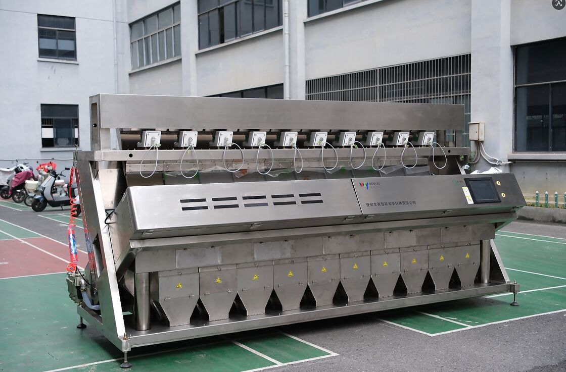 High Capacity 10 Channels SS316 Anti-Corrosive Salt Quartz Mineral Color Sorter Machine with 99.99% Sorting Accuracy