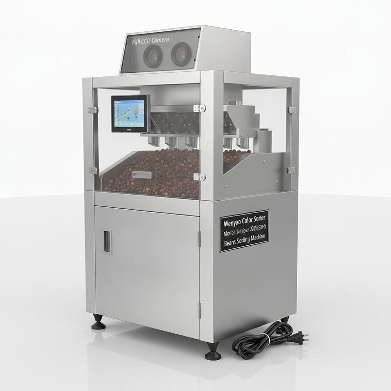 Beans Sorting Machine with 5400 Toshiba Camera and 220V/50Hz Power Supply for 300-500 kg Sorting Weight