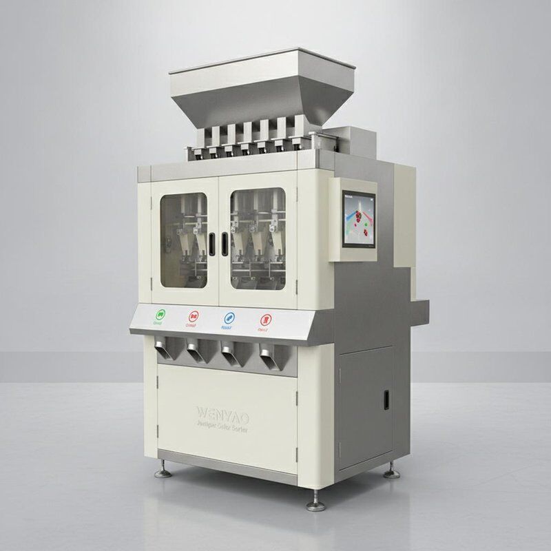 Juniper Color Sorter with 5400 Toshiba Camera 3-5Ton/hour Sorting Weight and Metal Ejector from WENYAO