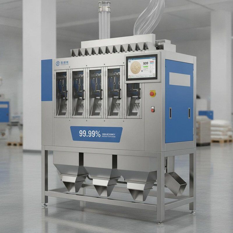 High Accuracy Long Grain Parboiled Rice Color Sorter with Intelligent AI Control