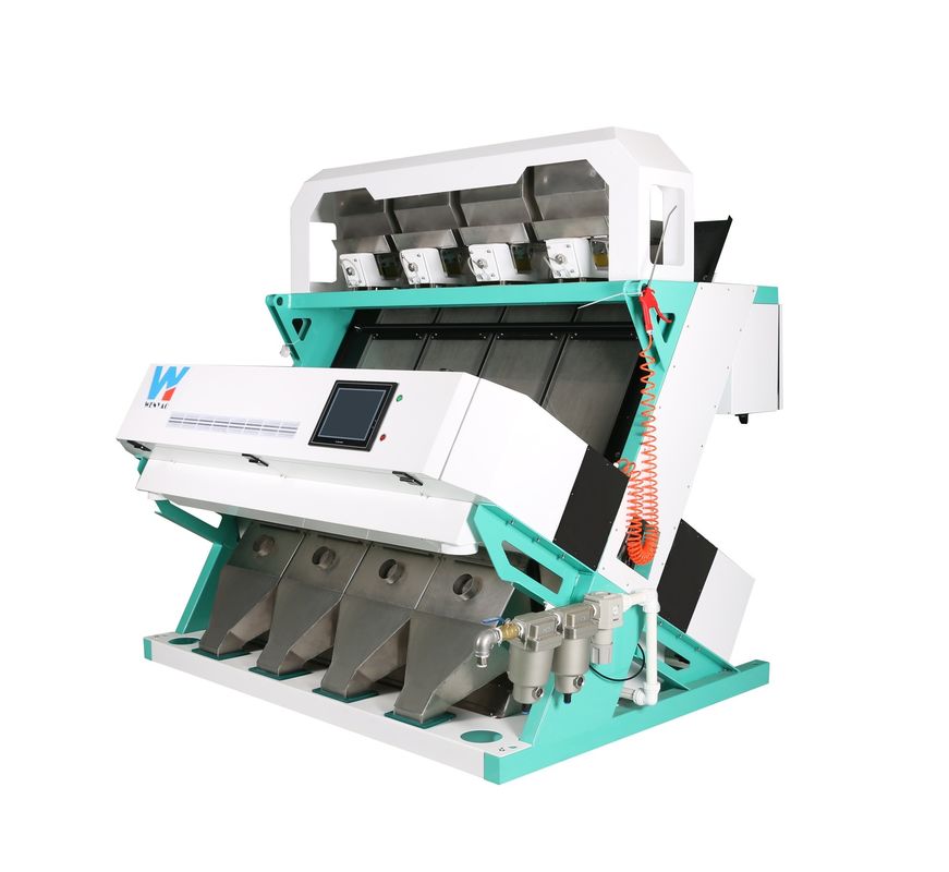 4 Chutes Nuts Color Sorter , 256 Channels Optical Peanut Machine