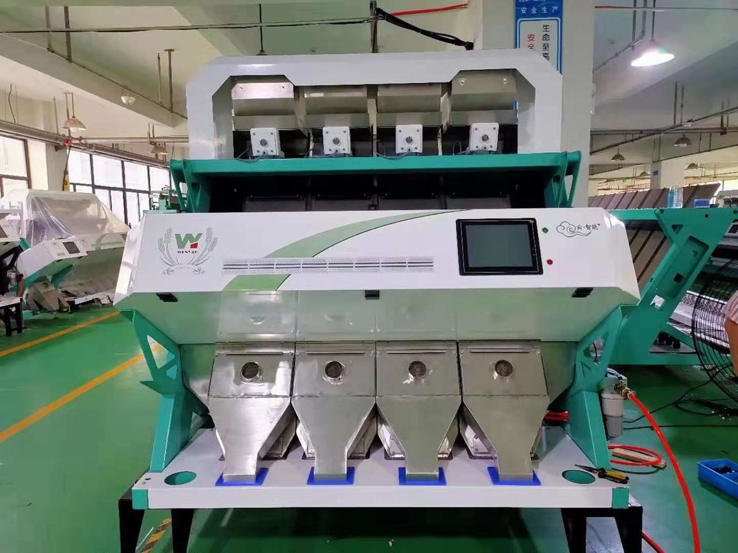 4 Chutes 256 Channels Plastic Color Sorter Machine High Sorting Accuracy