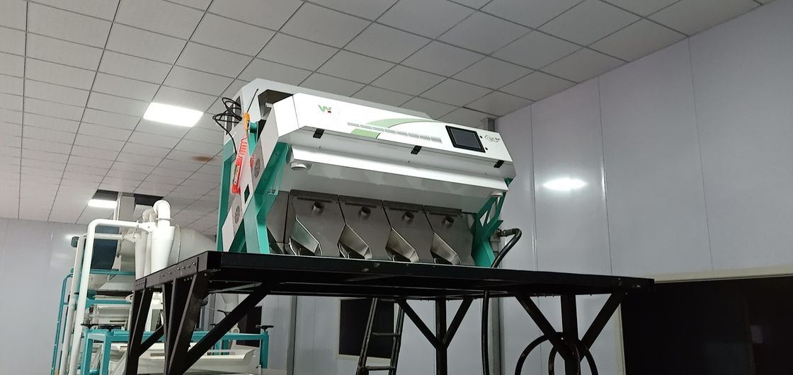 Chute Type CCD Rice Colour Sorter Machine with High Resolution