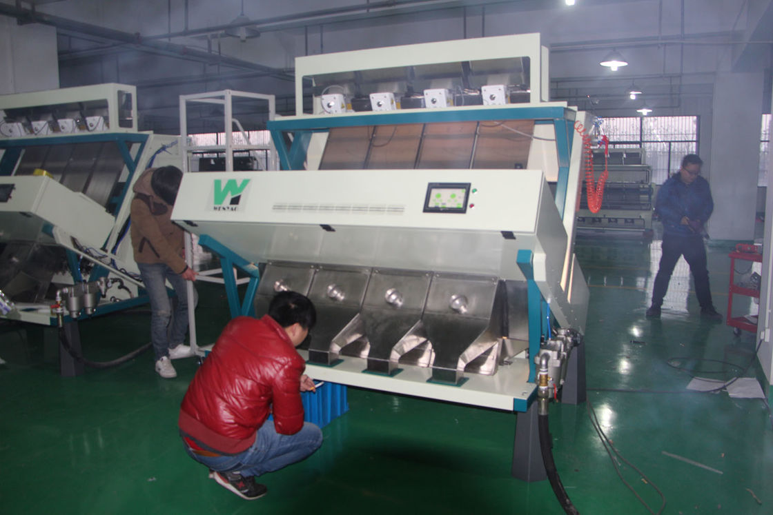 Grain Peanut 256 Channels Nuts Color Sorter With Toshiba CCD Camera