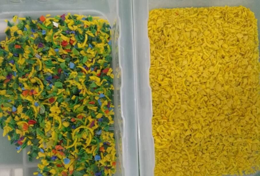 Toshiba Camera Plastic Color Sorting Machine ISO CE Certificated