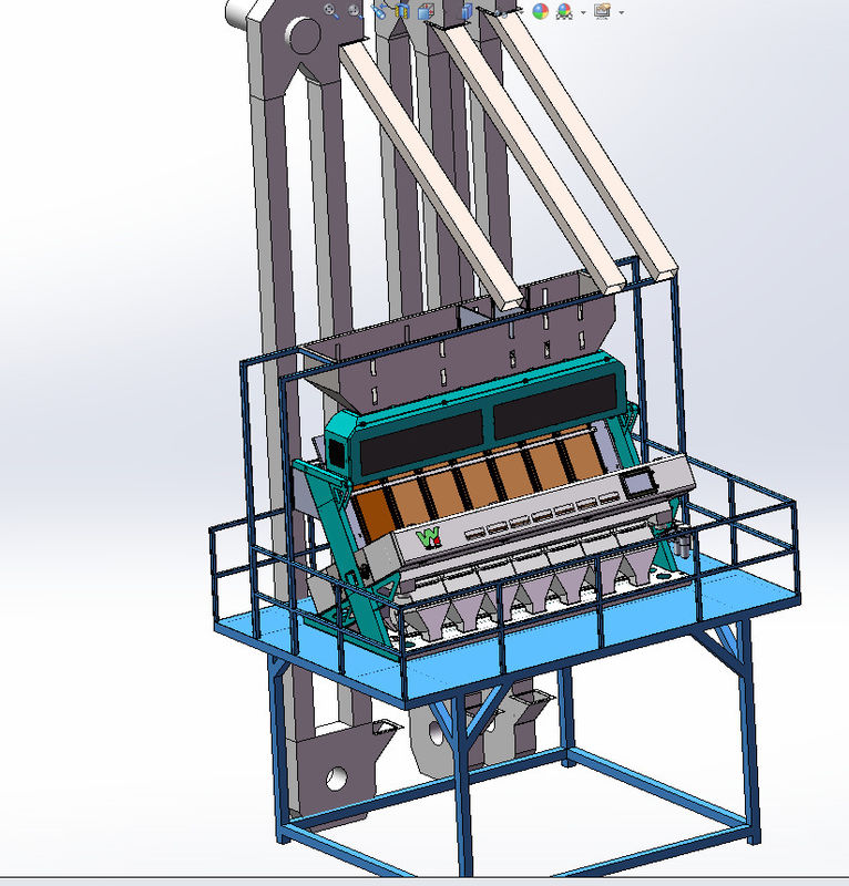 7 Chutes Famous Brand Yellow Rice Color Sorter Machine For Rice Grading From Hefei China