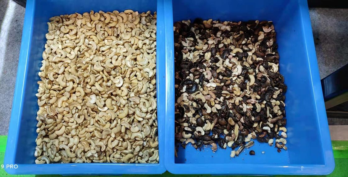WENYAO 2 T/H Nuts Color Sorter , Cashew Sorting Machine Toshiba CCD Sensor