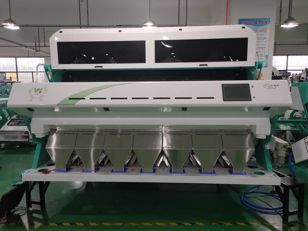 5400 Pixel CCD Camera Brown rice Color Sorting Machine With 7 Chutes And Power 3.9Kw