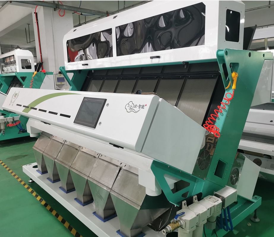 Intelligent Grain Color Sorter , 220V RGB Pepper Sorting Machine