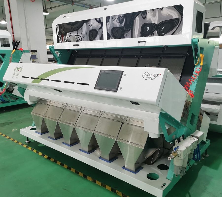 1100kgs Multifunction Color Sorter , Millet Cereal Color Sorter with Metal ejector