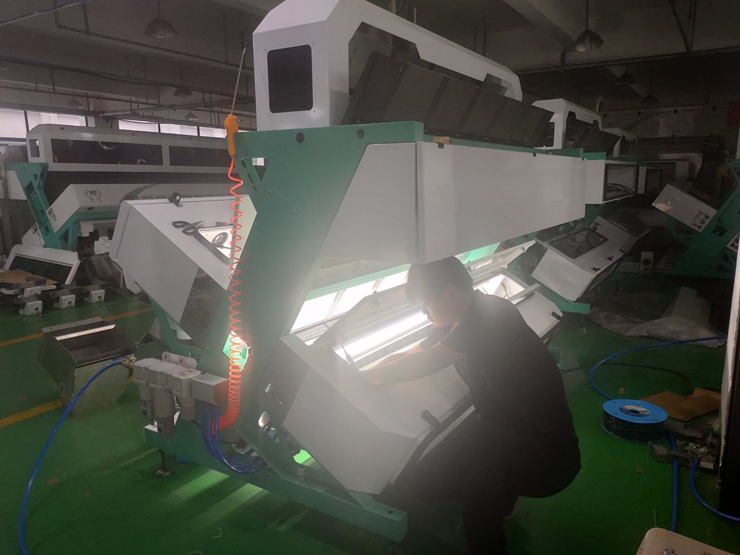 5 Chutes Flower Tea Color Sorter Machine , Yellow Sticks Color Separation Machines