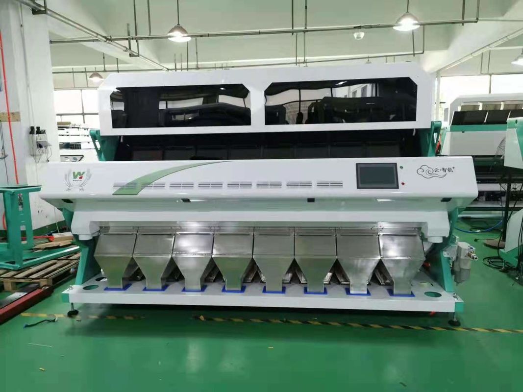 512 Channels 8 chutes Multifunction Color Sorter For Green Mung Beans