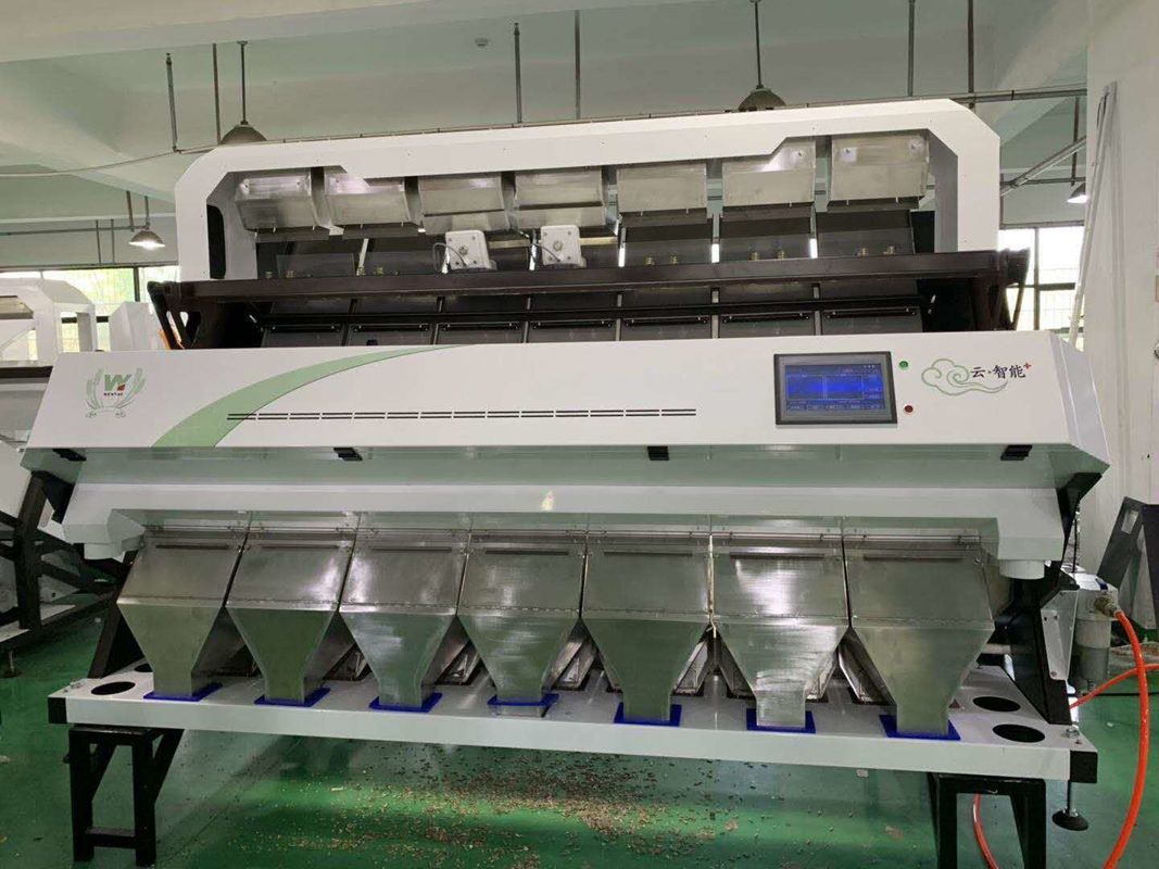7T/h 7 Chute Sacha Inchi Color Sorter Advanced Image Processing System