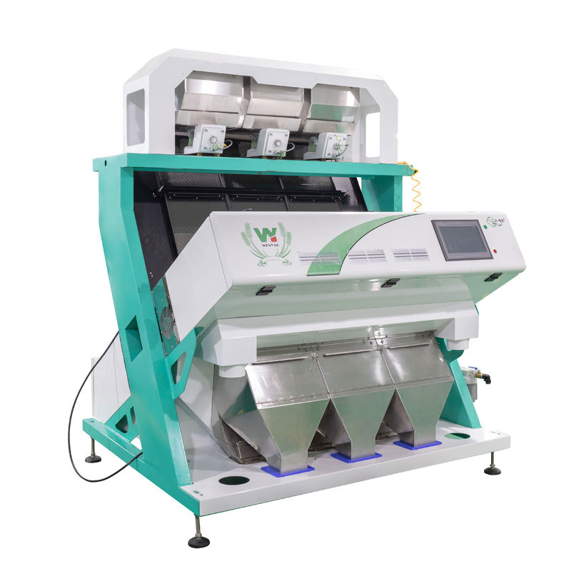 3 Chute Intelligent Optical CCD Camera Macadamia Kernel Hazelnut Walnut Peanut Nuts Color Sorter Machine With CE