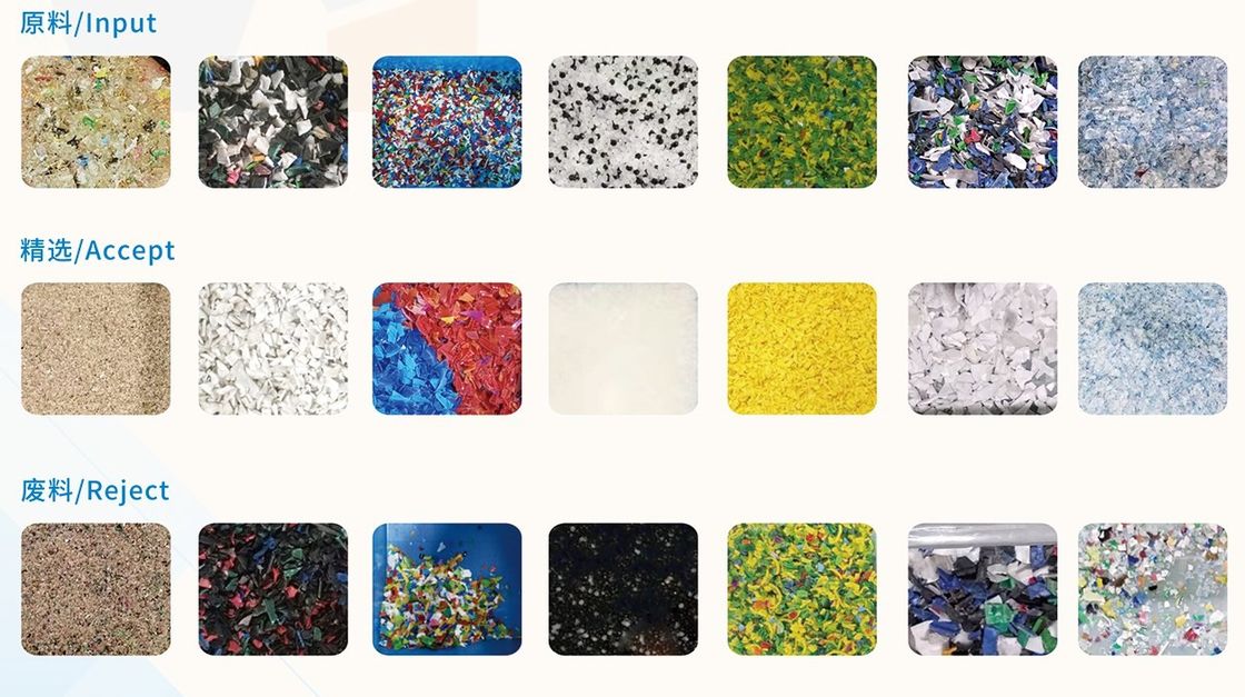Pet Flake Plastic Color Sorting Machine Taiwan Meanwell Power