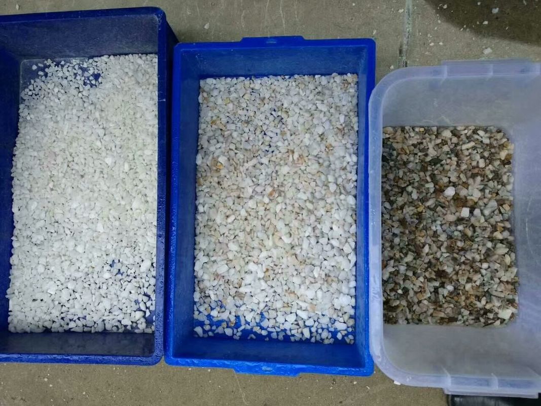 Chutes Type Mineral Sorting Machine 5400 pixels For Quartz Stone