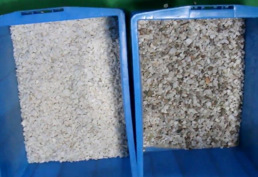 Chutes Type Mineral Sorting Machine 5400 pixels For Quartz Stone