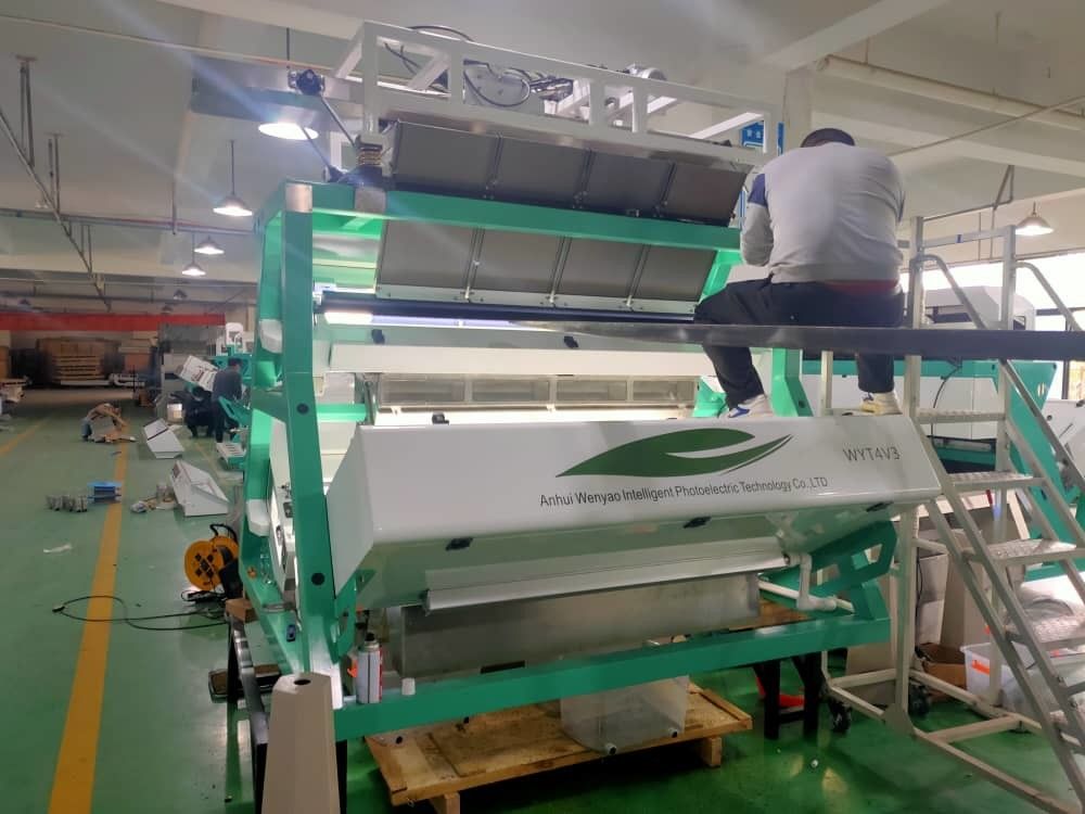 CCD sensor 3 Layers Tea Color Sorter with America FPGA Chip