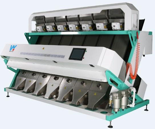240V 50Hz MultiFunction Mung Bean Color Sorter Machine 7 Chutes