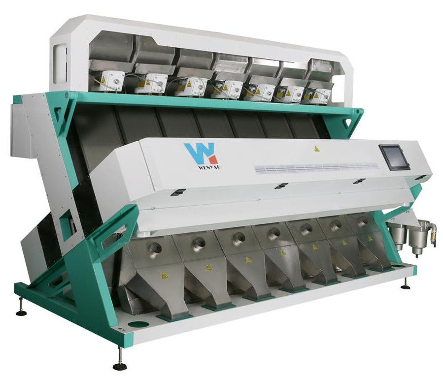 240V 50Hz MultiFunction Mung Bean Color Sorter Machine 7 Chutes