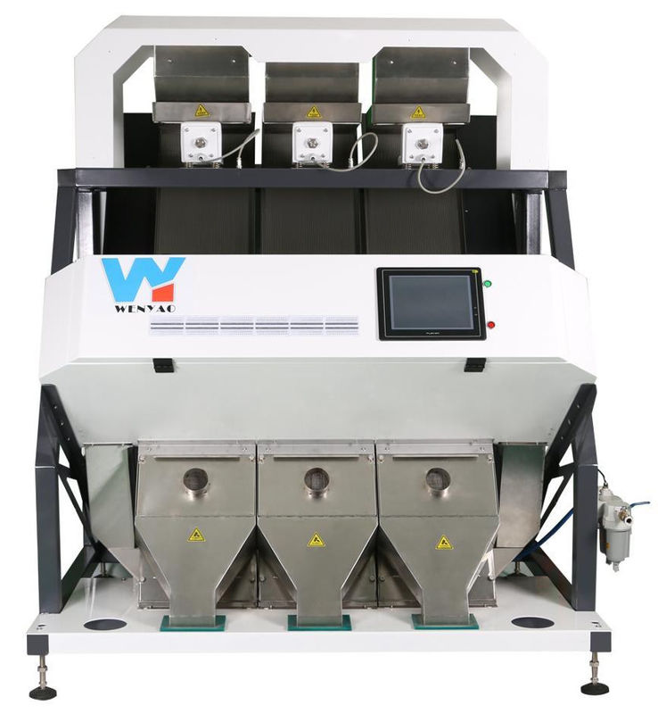Optical 3 Chutes Beans Color Sorter With Remote Control Service 3000kg/H