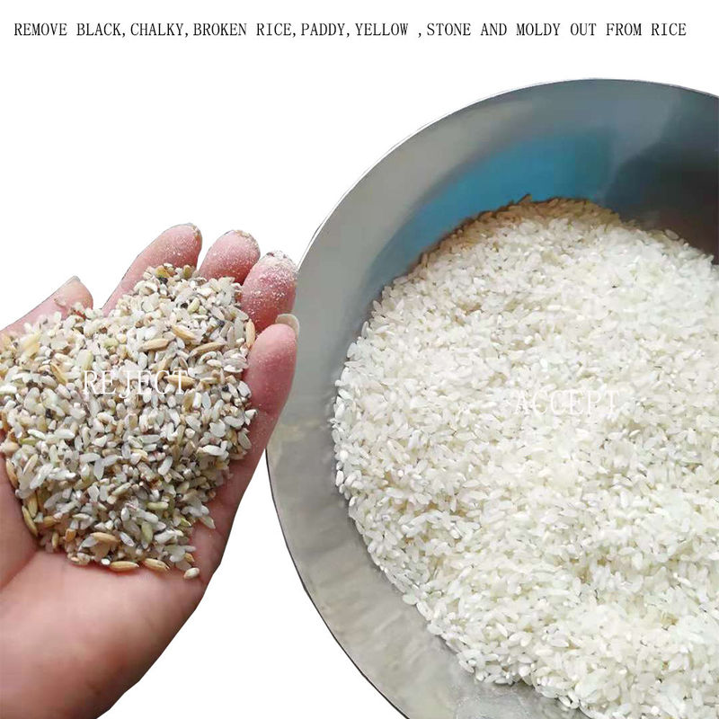 Optical 192 Channels CCD Rice Color Sorting Machine For Rice Mill
