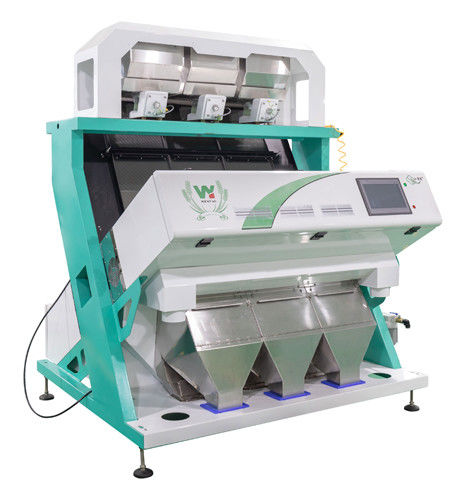 3 Chutes Soybeans CCD Color Sorter 3000kg/H Toshiba HD Imaging