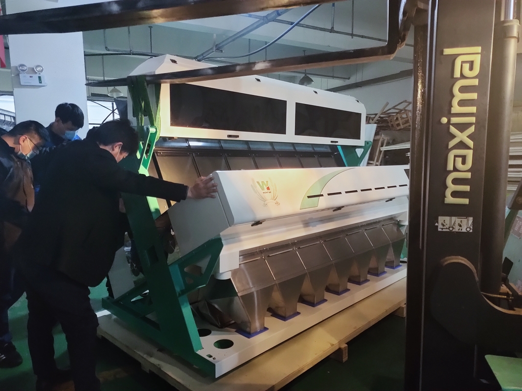 7-10T/H WENYAO Color Sorter With RGB Cameras And 5400 Pixels Cameras