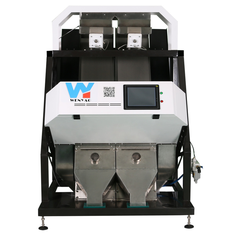 Wenyao 2 Chutes CCD Coffee Beans Color Sorter 128 Channels