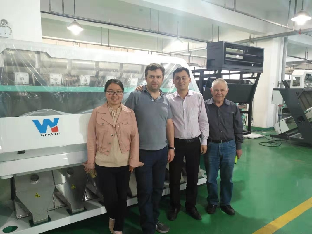 Parboiled Rice Color Sorter Machine With Metal Ejector