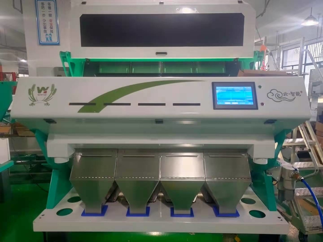 Four Chutes Coffee Bean Color Sorter With Wifi Remote Control Service
