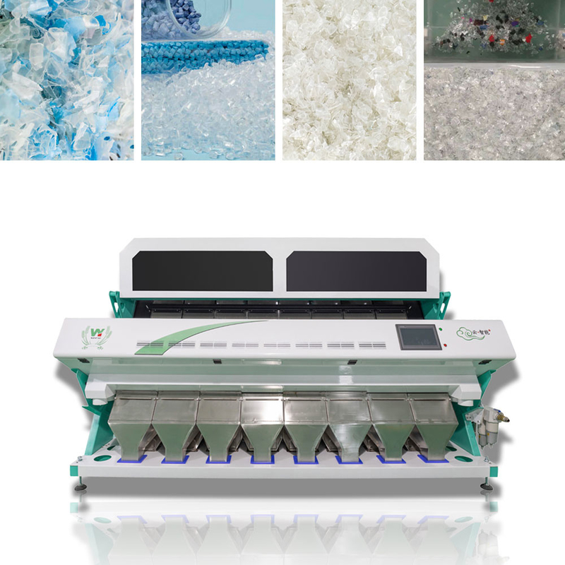 Wenyao PET PVC PP HDPE PS Plastic Color Sorter 8 Chutes 512 Channels