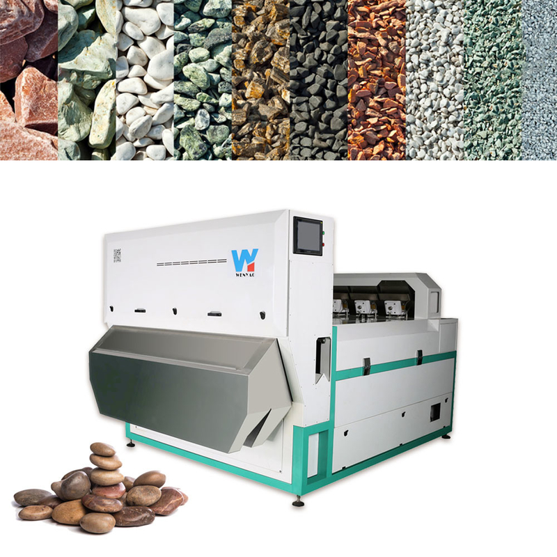 High Output 8 Tons/H Ore Color Sorter With Conveyor Belt