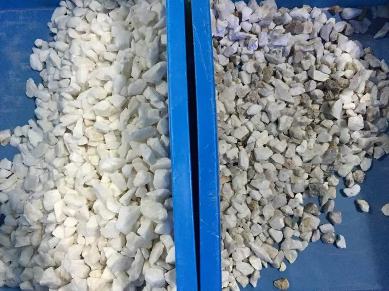 High Output 8 Tons/H Ore Color Sorter With Conveyor Belt