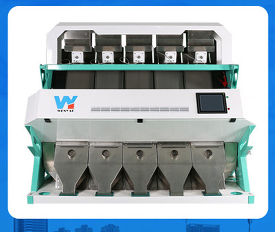 Larger Capacity Grain Corn Color Separator Machine With CCD LED Lights Hot In Brazil