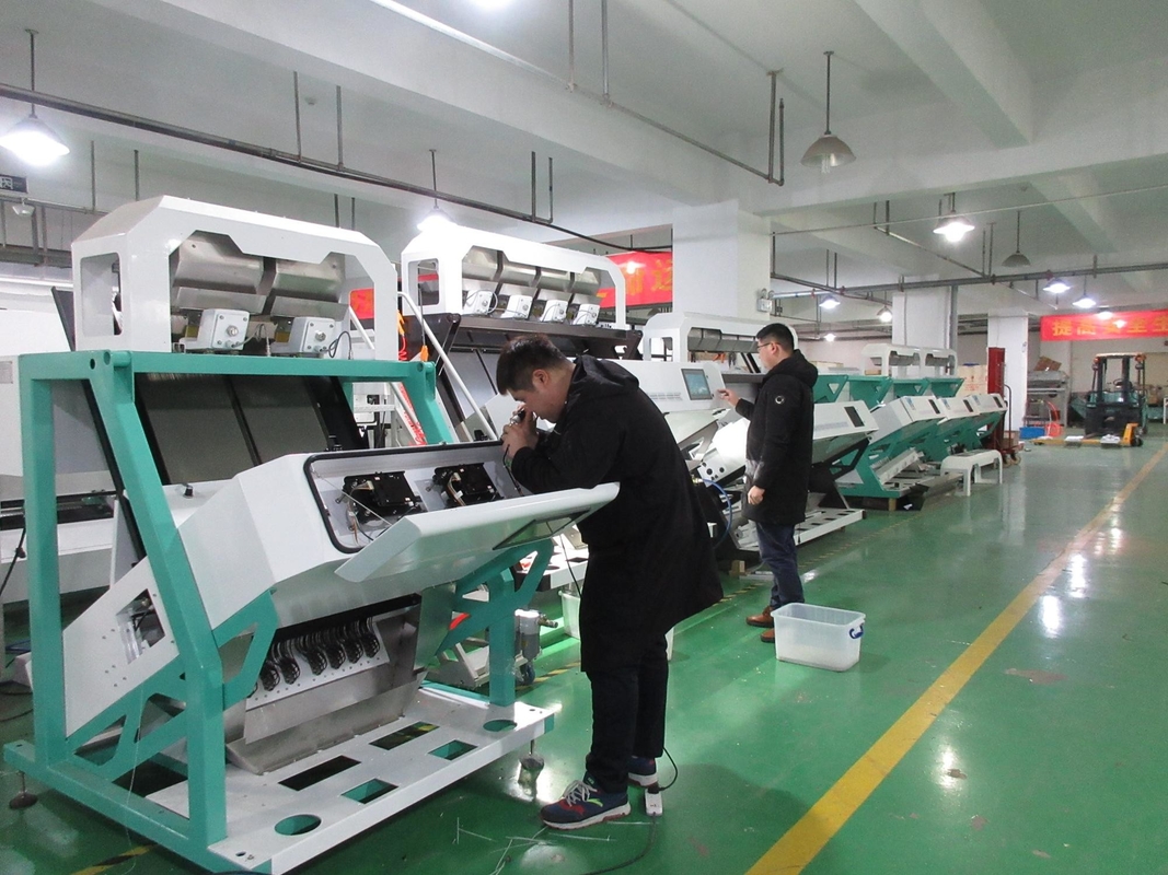 Automatic 7 Chutes Farm Processing Line Used Wheat Barley Color Sorting Machine With Toshiba Camera