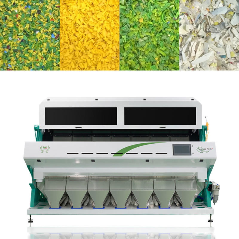 Optical CCD Plastic Color Sorter For Plastic Recycling Processing Machine 2 Year Warranty