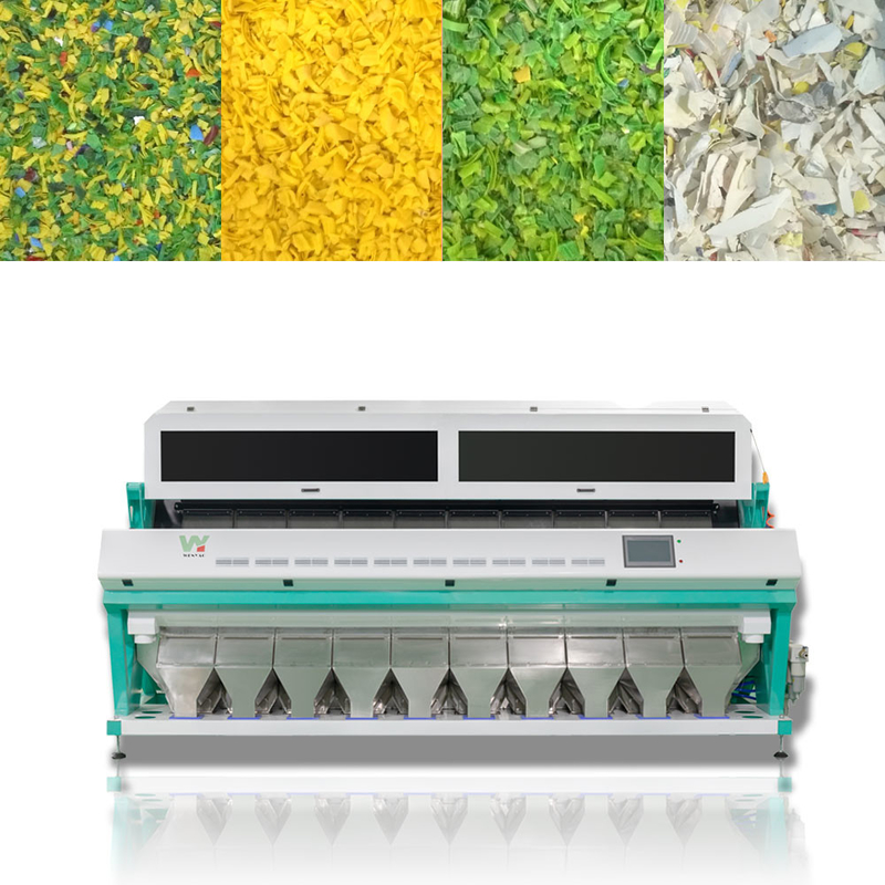 Recycled Mixed Plastic Flakes Multifunction Color Sorting Machine ISO9001 Approval