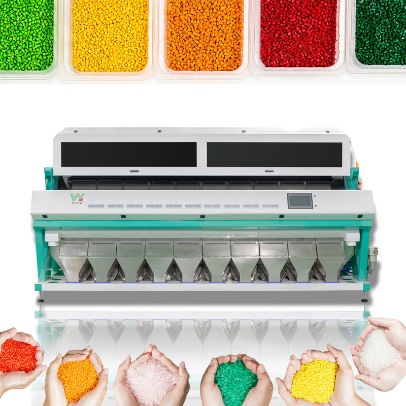 Recycled Mixed Plastic Flakes Multifunction Color Sorting Machine ISO9001 Approval