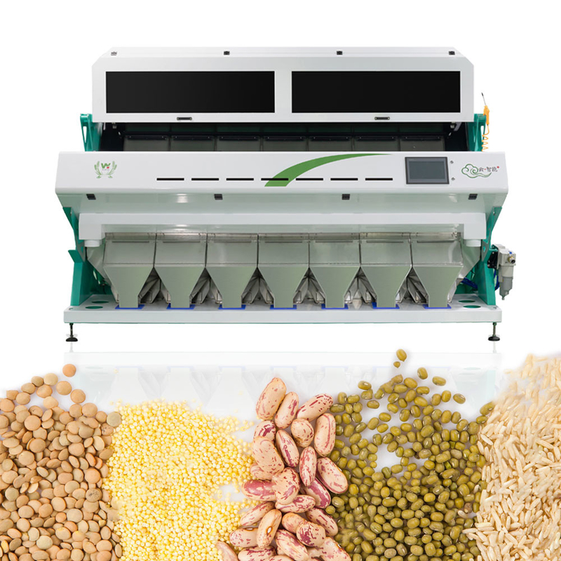 CCD LED Glutinous Rice Colour Sorter For Rice Milling Plant